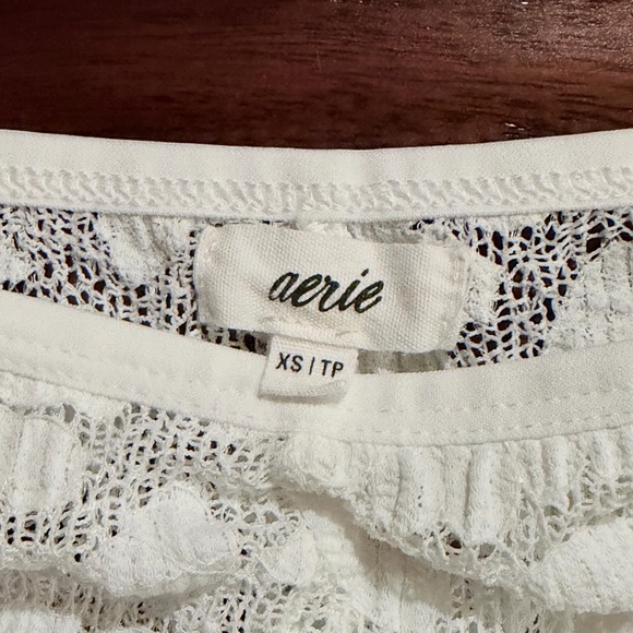 Aerie White Lace Shorts - Picture 5 of 5